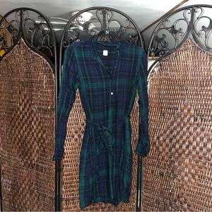 Gap blackwatch plaid dress